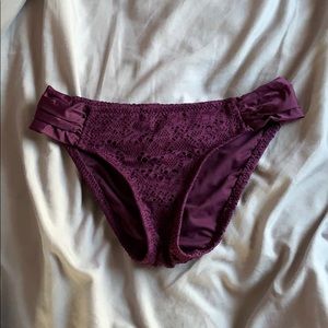 Purple bikini bottom